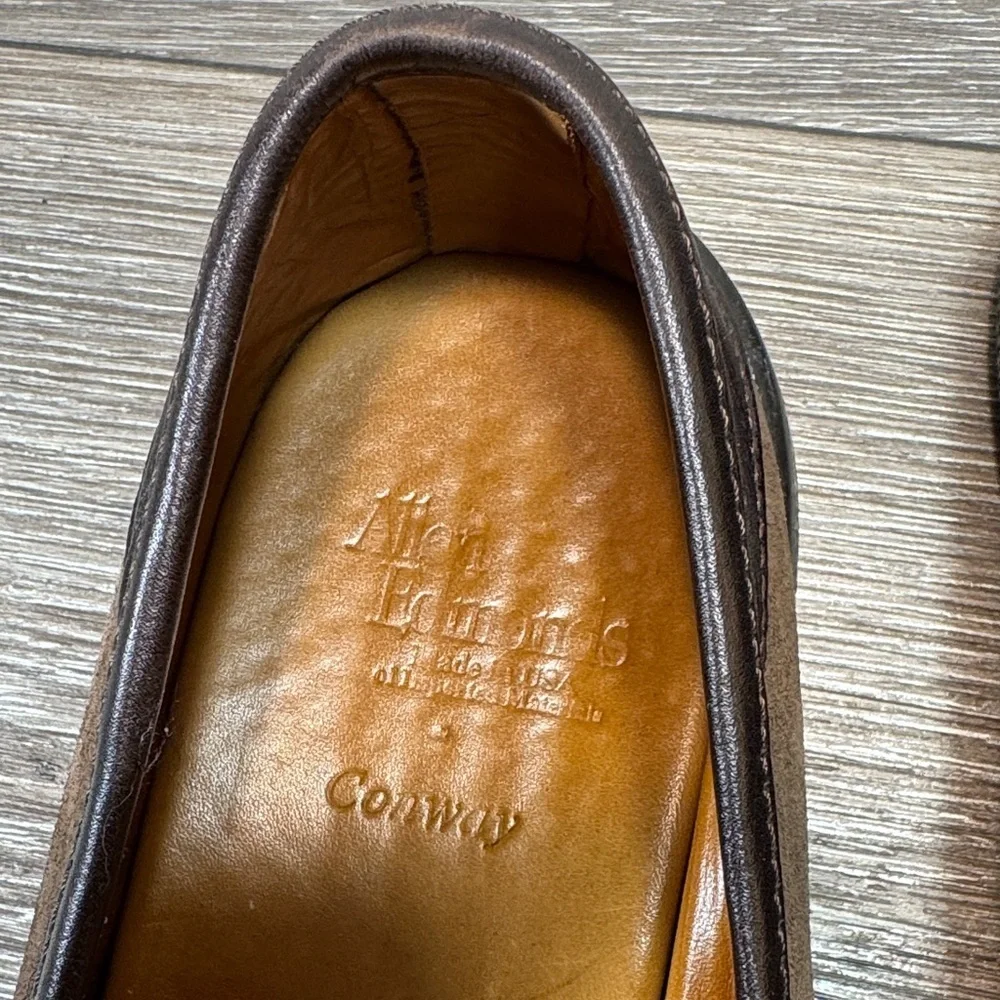 Allen Edmonds Dark Brown Leather Loafers men’s 11.5 (j103)